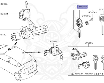 Nissan - Note - E12 - 2015 - S DIG-S grade - 5 DOOR HATCHBACK(5HB) - 2 WHEEL DRIVE(2WD) - ECVT(ECVT) - HR12DDR