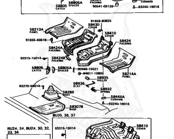 Toyota - Dyna - BU30 - 1980 - TRUCK(PICKUP):TR TYPE - Manual - B