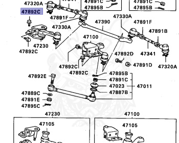 Mitsubishi - Minicab Truck - U14T - 1984 - HFD4 - 3G81