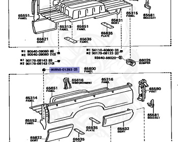 Toyota - Hilux - LN40 - 1980 - DLX TYPE - Manual - L