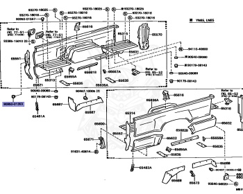 Toyota - Hilux - LN65 - 1988 - DLX TYPE - LOW DECK,PICKUP(STANDARD DECK 1-SIDE OPEN) - Manual - 2L