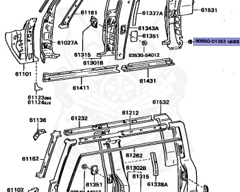 Toyota - Hilux - LN65 - 1986 - SR TYPE - DOUBLE CAB - Manual - 2L