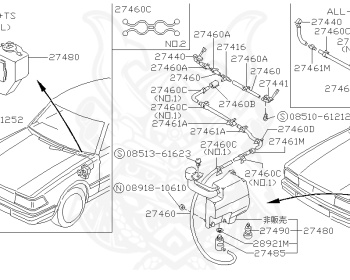 Nissan - Cedric/Gloria - Y30 - 1985 - GL TYPE - SEDAN(S) - 5 SPEED MANUAL TRANS(F5) - VG20E