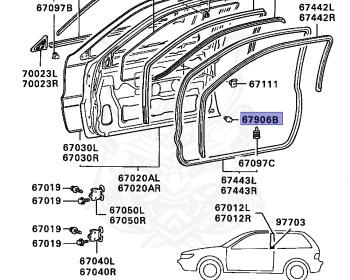 Mitsubishi - Mirage - C83A - 1987 - MNDM - 4G61