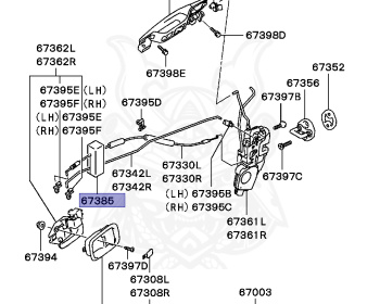 Mitsubishi - Airtrek - CU4W - 2001 - LRMCZ - 4G64