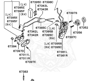 Mitsubishi - Mirage - CK2A - 1996 - SRJA - 4G15