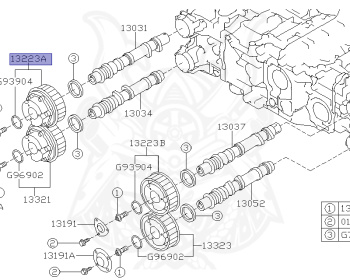 Subaru - Legacy B4 - BM9 - Jan-2010 - Dec-2013 - 25GTEYE - Sedan - 4W - 5-speed automatic transmission - Right hand - BD5
