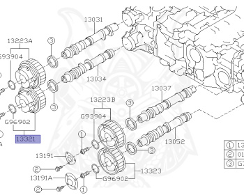 Subaru - Legacy B4 - BM9 - Jan-2010 - Dec-2013 - 25GTEYE - Sedan - 4W - 5-speed automatic transmission - Right hand - BD5