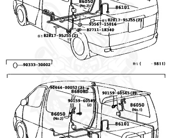 Toyota - Hiace - RCH41W - 1999 - G TYPE - 5-DOOR - Automatic - 3RZFE