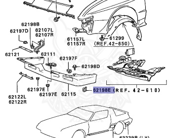 Mitsubishi - Starion - A187A - 1989 - MRFG - G54B