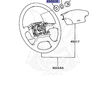 Mitsubishi - Lancer - C62A - 1988 - LRUG2 - 4G15