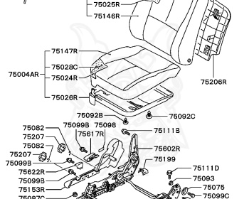 Mitsubishi - Galant - EC1A - 1996 - PRGC6 - 4G93