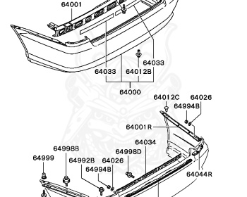 Mitsubishi - Diamante - F31A - 1994 - TRHA1 - 6G73