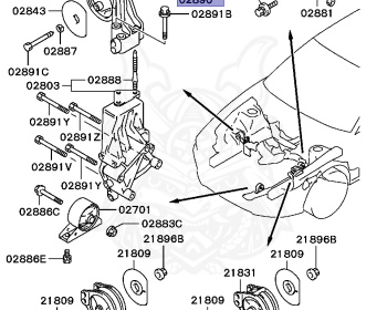 Mitsubishi - Legnum VR-4 - EC5W - 1998 - LYGF - 6A13