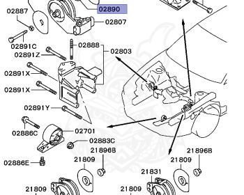 Mitsubishi - Galant - EA1A - 1996 - SRGC3 - 4G93