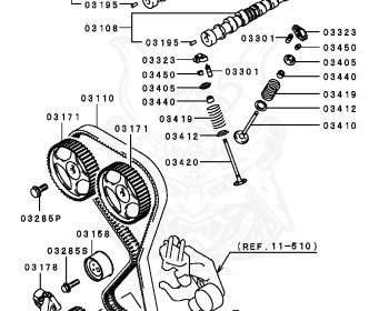 Mitsubishi - Mirage - C53A - 1987 - MNGF2 - 4G61