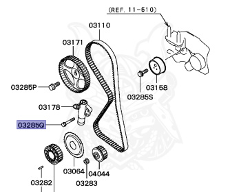 Mitsubishi - Grandis - NA4W - 2003 - LRGY - 4G69