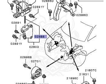Mitsubishi - Outlander - CW4W - 2012 - XTXH5 - 4B11