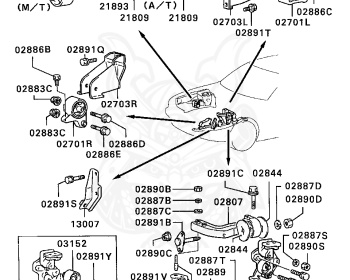 Mitsubishi - Eclipse - D27A - 1992 - MNGFLFJ - 4G63