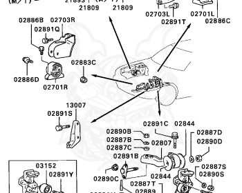 Mitsubishi - Eclipse - D22A - 1994 - MRHMLFJ - 4G63
