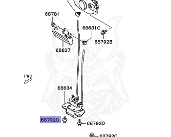 Mitsubishi - Delica - PD6W - 2001 - NSEHE5 - 6G72