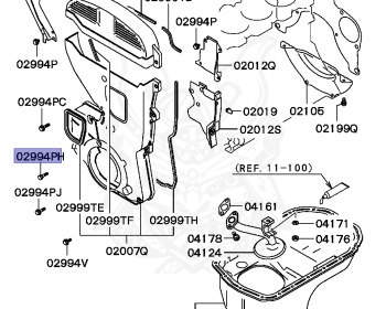 Mitsubishi - Eclipse - D22A - 1993 - MNHMLFJ - 4G63