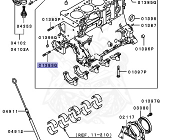 Mitsubishi - Mirage - C13A - 1983 - MNUTP - G32B