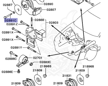 Mitsubishi - Galant - EA1A - 1996 - SRGC3 - 4G93