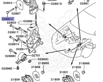 Mitsubishi - Legnum VR-4 - EC5W - 1998 - LYGF - 6A13