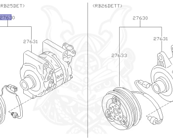 Nissan - Skyline - R34 25GT - ENR34 - 1998 - 25GT - 4 DOOR SEDAN(4S) - AUTOMATIC-FLOOR SHIFT(AT.F4) - High cast, 2-link (IRS.2WD) - RB25DE