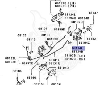 Mitsubishi - Lancer - CB4A - 1996 - SNHH - 4G92