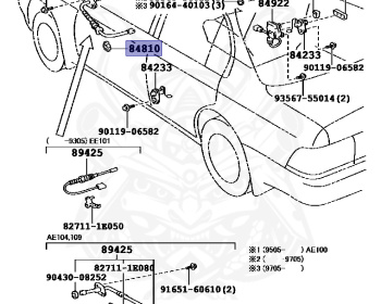 Toyota - Corolla - AE101 - 1991 - SE-G TYPE - 4-DOOR(SEDAN) - Manual - 4AFE