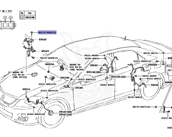 Toyota - Crown - GWS204 - 2008 - HYBRID - 2GRFSE