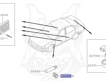 Nissan - Maxima - J30 - 1989 - Type 1 Type 2 SE 300SV - SEDAN(S) - AUTOMATIC TRANSMISSION(AT) - VG30E