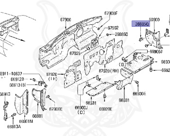 Nissan - Skyline - R30 - 1984 - GTL - SEDAN(S) - AUTOMATIC TRANSMISSION(FA) - LD28