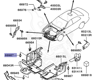 Mitsubishi - Galant - EA1A - 2001 - PRGC - 4G93