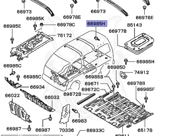 Mitsubishi - Minicab Van - U41V - 1993 - HLNDV3 - 3G83