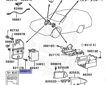 Mitsubishi - Mirage Wagon - C12W - 1992 - LRJP - G15B