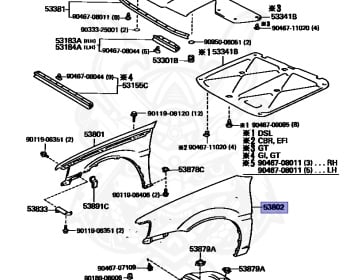 Toyota - Starlet - EP82 - 1990 - GI TYPE - 3-DOOR - Manual - 4EFE