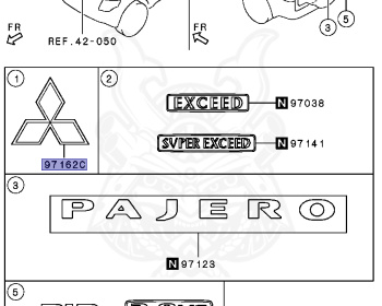 Mitsubishi - Pajero - V97W - 2008 - LYXY - 6G75
