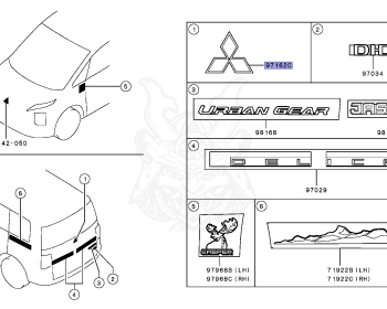Mitsubishi - Delica D:5 - CV1W - 2019 - LUPFZ - 4N14