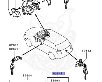 Mitsubishi - Airtrek - CU2W - 2005 - LYXFZ - 4G63
