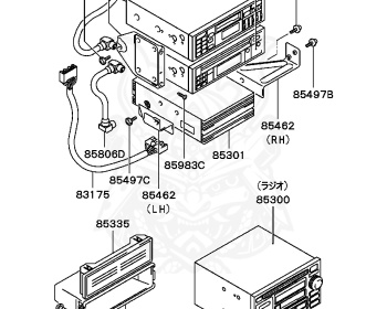 Mitsubishi - GTO - Z15A - 1992 - MJGF9 - 6G72