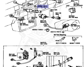 Toyota - Hilux - YN56 - 1987 - DLX TYPE - HIGH DECK (FLAT DECK) - Manual - 2YJ       3YP