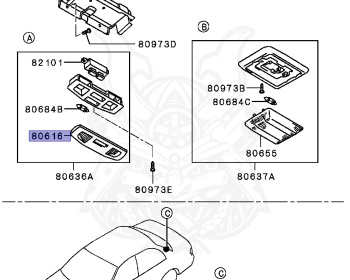 Mitsubishi - Lancer - CB4A - 1995 - PNHW - 4G92
