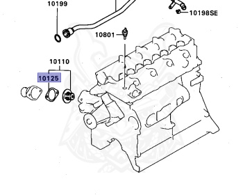 Mitsubishi - Delica Star Wagon - P35W - 1993 - HSNPT3 - 4D56