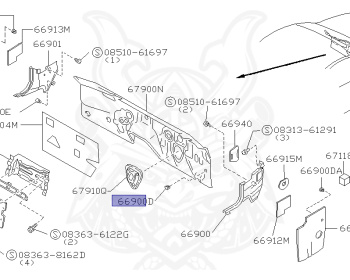 Nissan - Fairlady Z - Z32 - 1989 - 300ZX - AUTOMATIC TRANSMISSION(AT) - T-bar roof (KZ) - VG30D