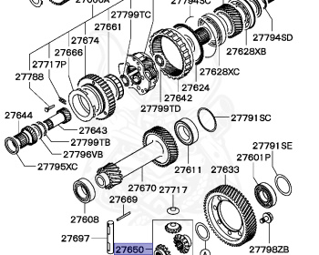 Mitsubishi - Galant - E54A - 1992 - SRGE - 6A12