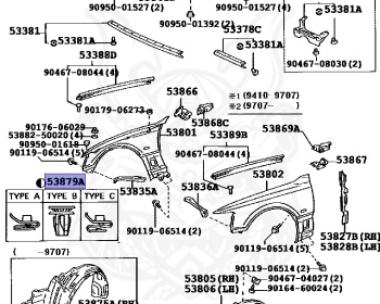 Toyota - Celsior - UCF20 - 1997 - B TYPE - Automatic - 1UZFE