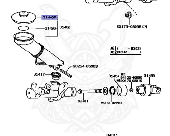Toyota - Crown - YS130 - 1991 - DELUXE A TYPE - SEDAN - Manual - 3YPE